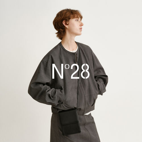 N°28【呼呼专享】轻薄圆领拉链夹克宽松复古短款上衣885382W700