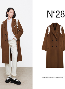 【雯雯】N°282023冬季新款设计师气质宽松时尚毛呢外套8351D522