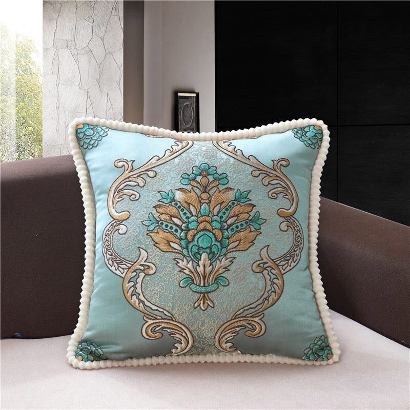 Decorative Pillows For Sofa Cushion Embroidered pillowcase图片