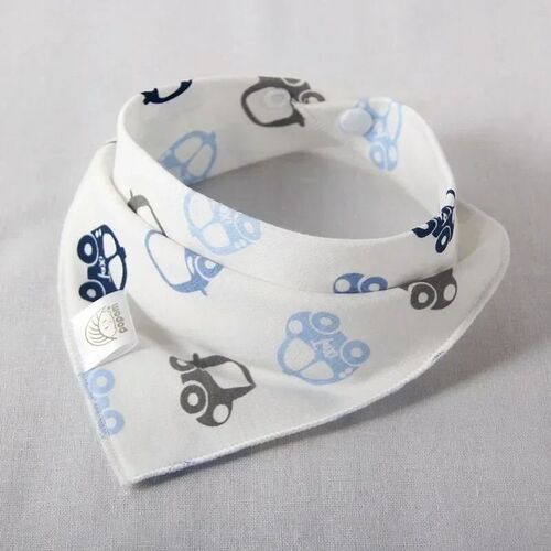 Baby Bibs High Quality Triangle Double Layers Cotton Cartoon