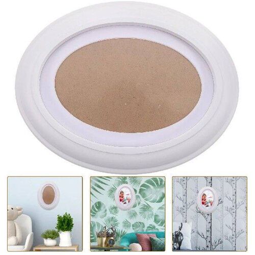 7 Inch Wall Hanging Decoration Table Oval Wooden Picture