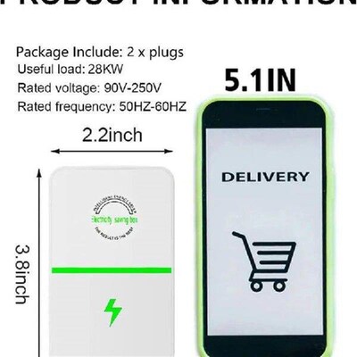 Power Energy Electricity Saving Box Socket Power Factor