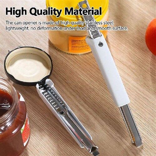 Stainless Steel Can Opener Adjustable Manual Jar Lid Opener