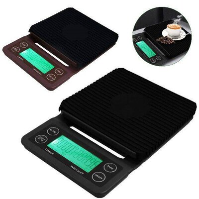 5kg/0.1g Coffee Scale With Timer Portable Small Electronic