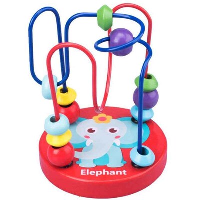 Wooden Small eaded eads Kndergarten ay Chldren Color Cogntve