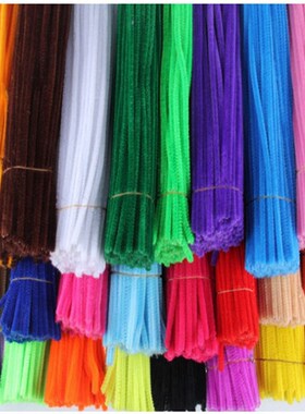 50pcs Chenille Stem Pipe Kids DIY Creative Toys Chenille s C