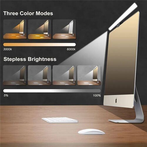 LED Desk Lamp LED Computer PC Monitor Screen Light Bar Stepl