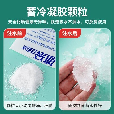 Self-absorbing water ice pack, disposable, no need to add wa