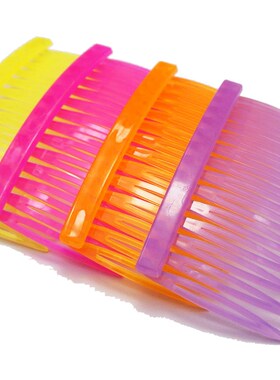 10 Clear Plastic Hair Clips Side Combs Pin Barrettes 70X40mm
