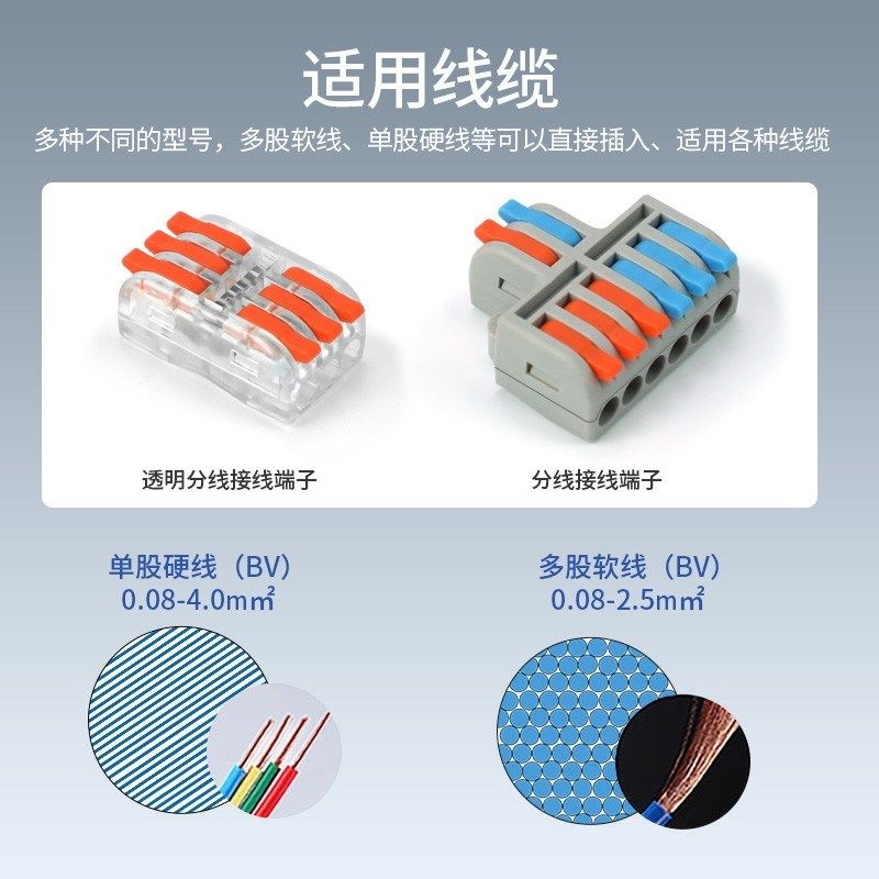 汇君接线端子32大电流电线连接器并线分线对接头紫铜快速端子,电子/电工,接线端子,淘宝优惠券,粉丝福利购,淘宝优惠卷