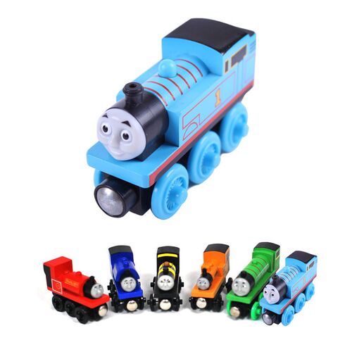 1pc Thomas Trains Toy Magnetic Wooden Thomas Train Car Woode