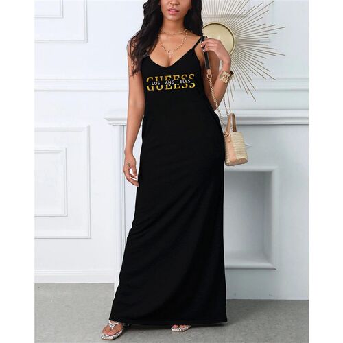 Fantoye Ribbed knit Hollow Out Ruffle Women Dress Yellow