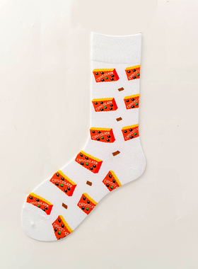 Funny Cotton Socks Women Tube Happy Sock Tide Cotton Long Sn