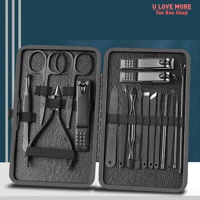 7/10/12/16 pcs Manicure Cutters Nail Clipper Set Household S