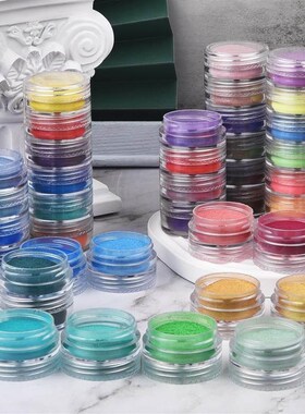 6Colors/Sets Pearl Powder Pigment DIY Epoxy Resin Mold Color
