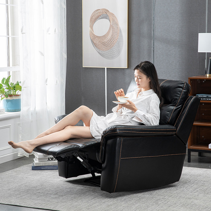 头等沙发舱单人大尺寸电动按摩功能懒人可睡可躺科技布客厅影院椅