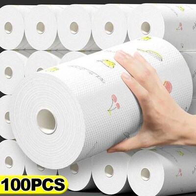Large Disposable Rags Thickened Non-woven Dishcloths Rag Hom