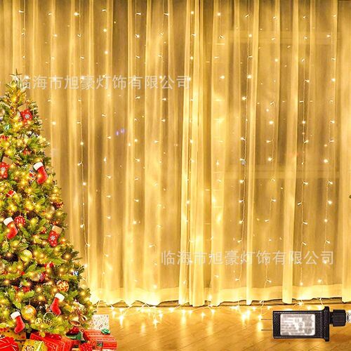 Ul Low-voltage Led Light String Curtain Light 3*3m 300 Light