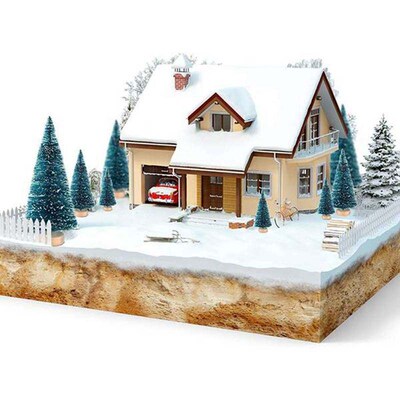 50PCS Miniature Artificial Christmas ree Small Snow Frost re