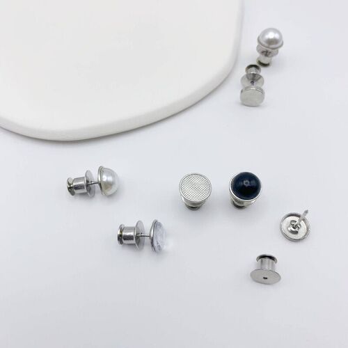 30pcs Stainless Steel Blank Ear