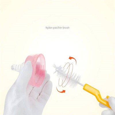 2PCS Competitive Price Small Bottle Cleaning Brush Baby Paci