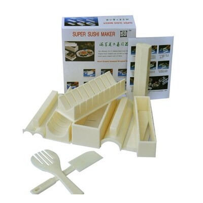 Sushi tools onigiri making moulds seaweed sushi ware 5 in 1