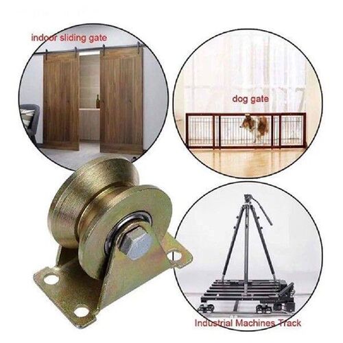 1Pcs Track Wheel Bearing Pulley Plating Color U/V/H Shaped