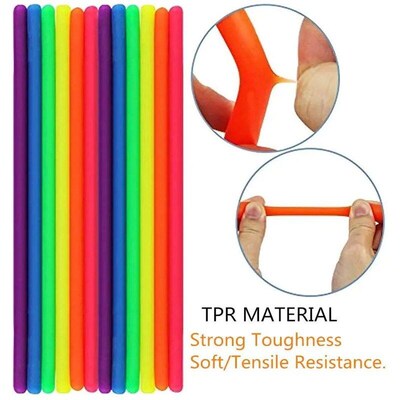 6 Pack Stchy String Fidgets Sensory Toys Resistance Squeeze