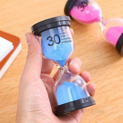 5/10/15/30 Minutes Sandglass Sand Timer Color Glass Hourglas