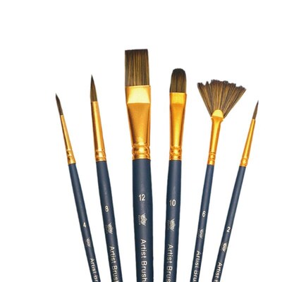 Watercolor pen Gouache pen Line pencil Nylon wool round pen