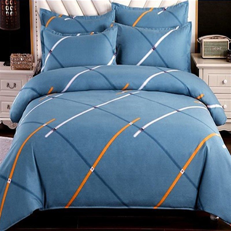 100%加厚纯磨毛床品四件单人被三件式床组家纺件 被罩,床上用品,被套,淘宝优惠券,粉丝福利购,淘宝优惠卷