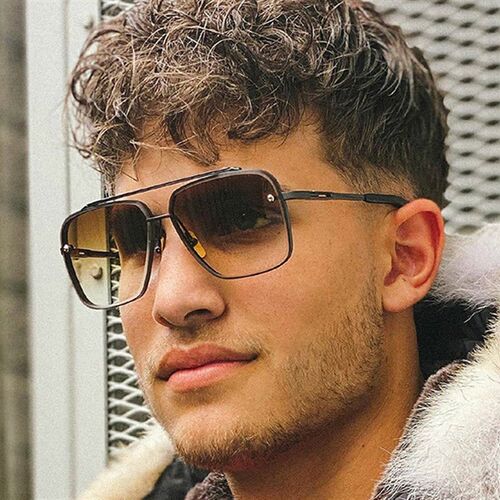 JackJad 2022 Fashion Classic Mach Six Style Gradient Sunglas