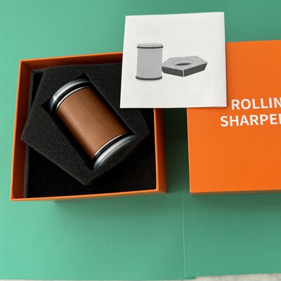 Adjustable sharpening stone, drum knife sharpener, rolling