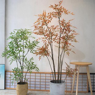 高大仿真绿植物南店酒铺民宿橱窗客厅端型落地装饰摆件假树花