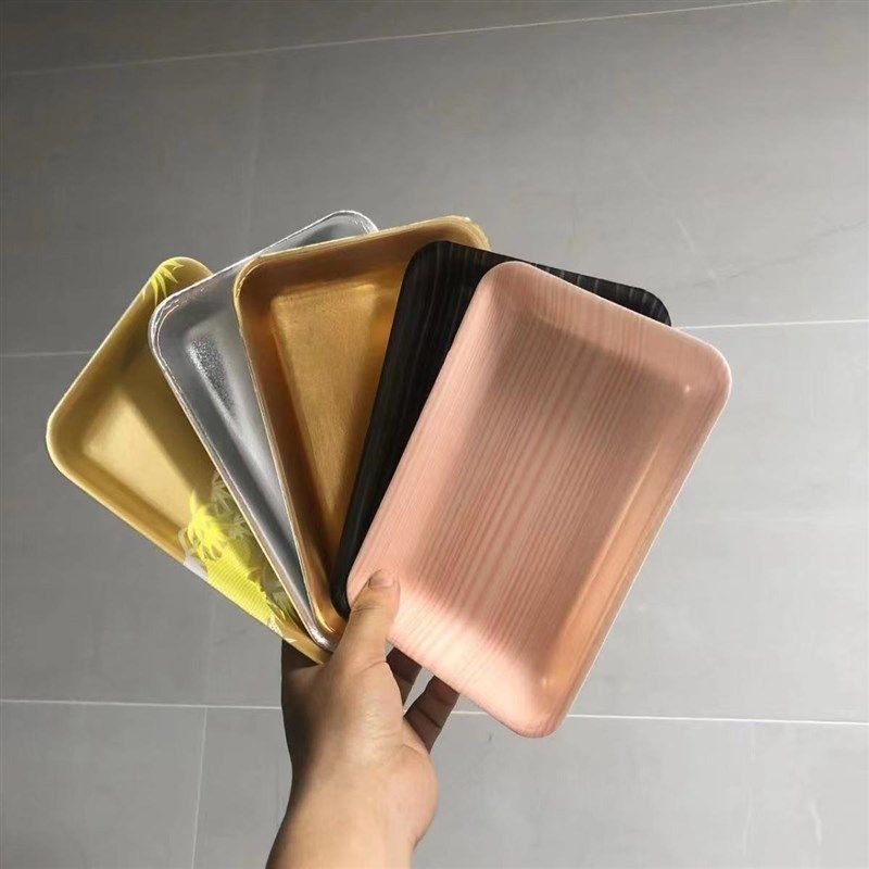 一次性水果蔬菜肉类生鲜托盘平底无纹路水果店超市塑料水果装盒,餐饮具,一次性餐盒,淘宝优惠券,粉丝福利购,淘宝优惠卷