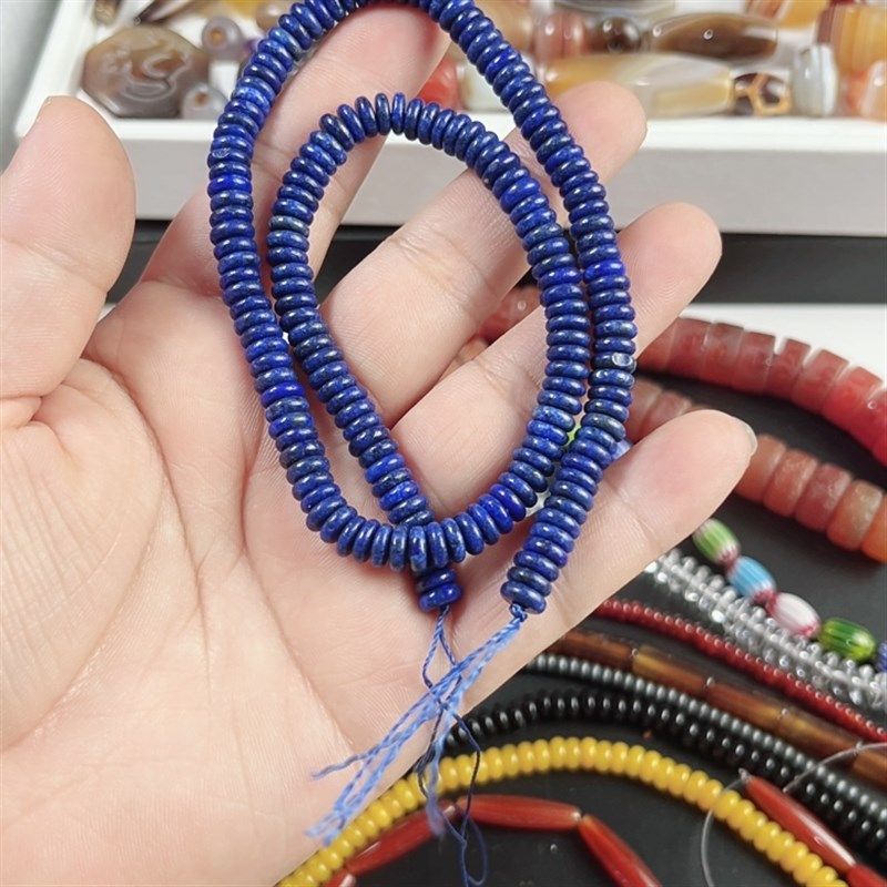 6*青金石隔片一条散珠,鲜花速递/花卉仿真/绿植园艺,水晶珠/玻璃珠,淘宝优惠券,粉丝福利购,淘宝优惠卷