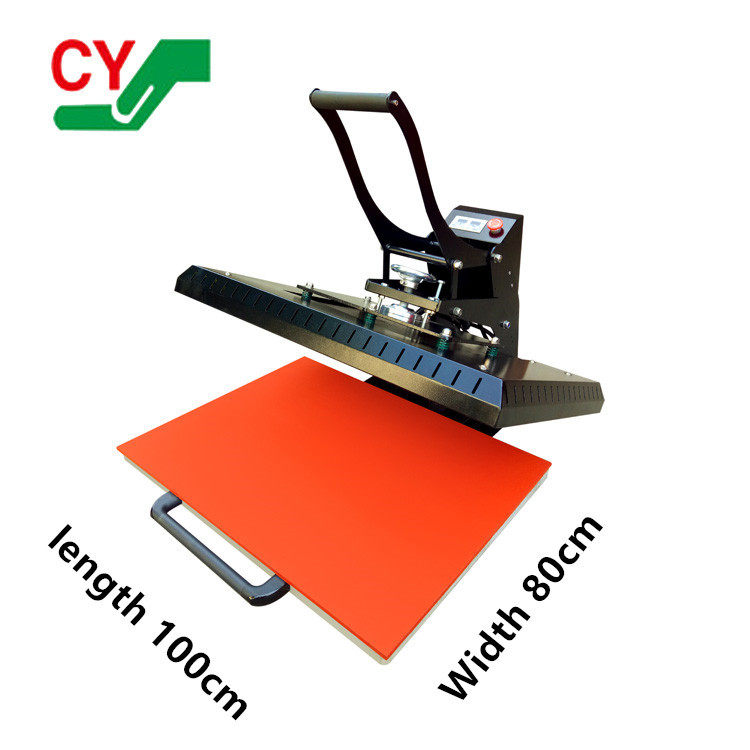 产地货源 手动大尺寸80*100cm数码转印花机 T恤升华转印机