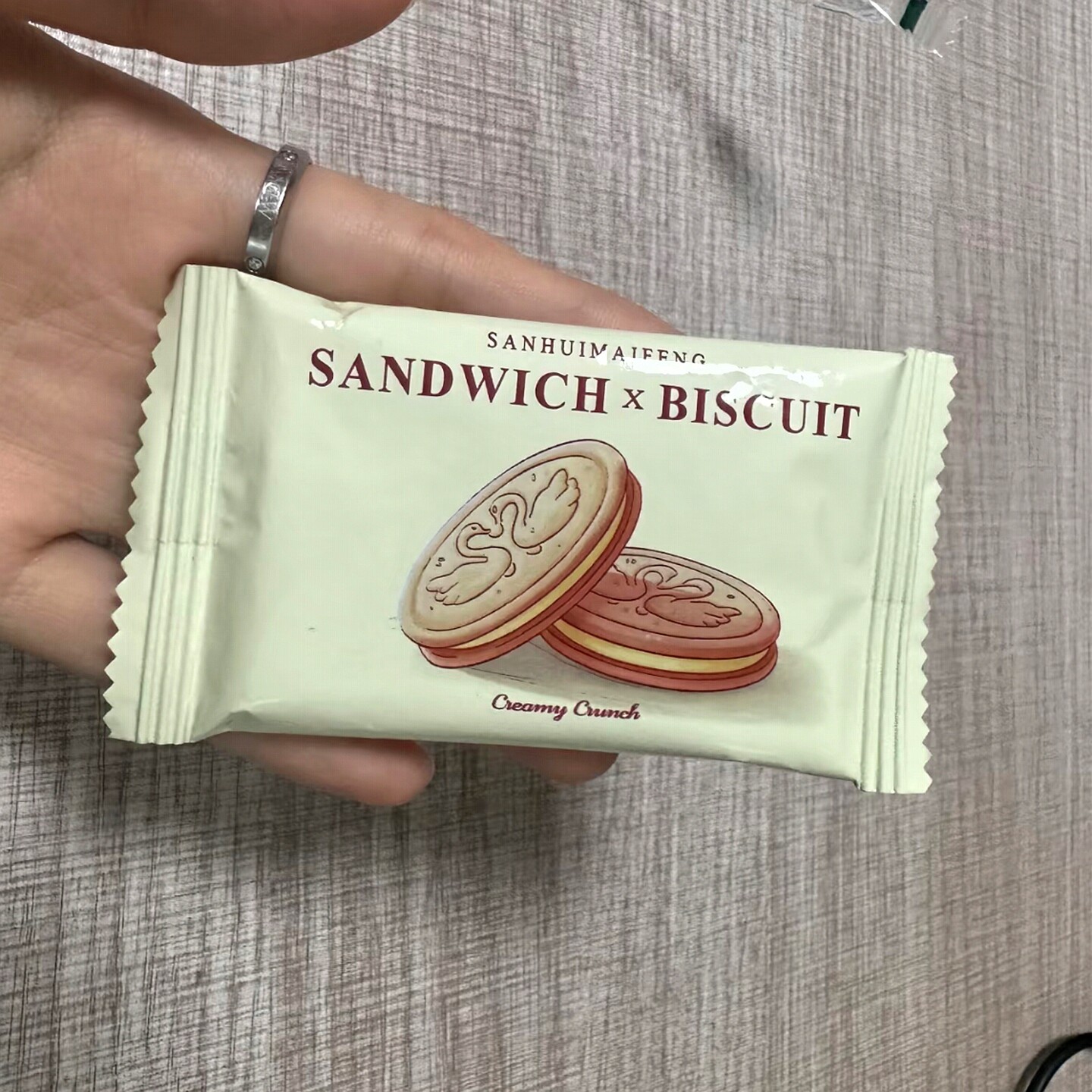 三辉麦风青柠夹心饼干芝士芭乐味办公室下午茶零食品儿童解馋小吃