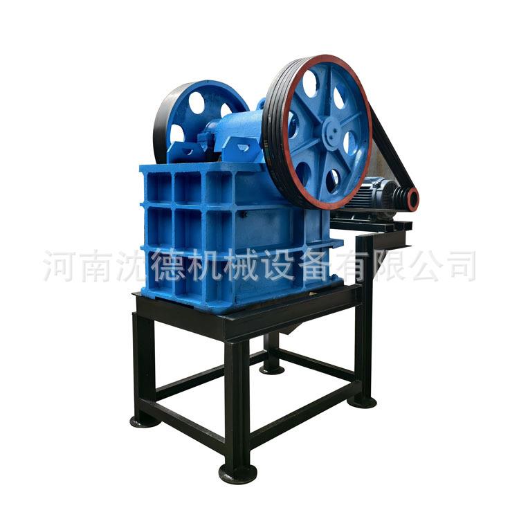 带机架PE250X400颚式破碎机鹅卵石碎石磕石机小型河卵石破碎机