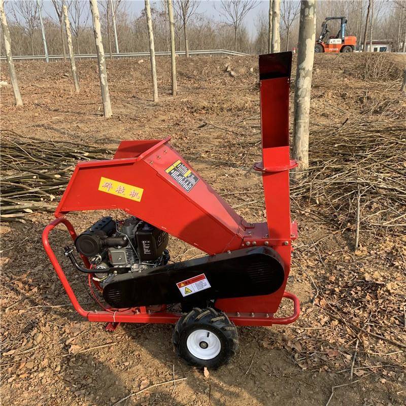 家用小型碎枝机柴油树枝粉碎机多功能秸秆破碎机工厂定制