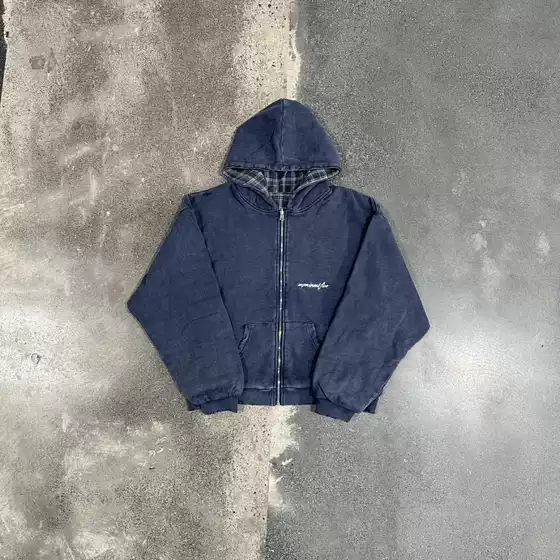 F-Exp2.0 Version Deep Sea Blue Two-Way Zipper Shirt
