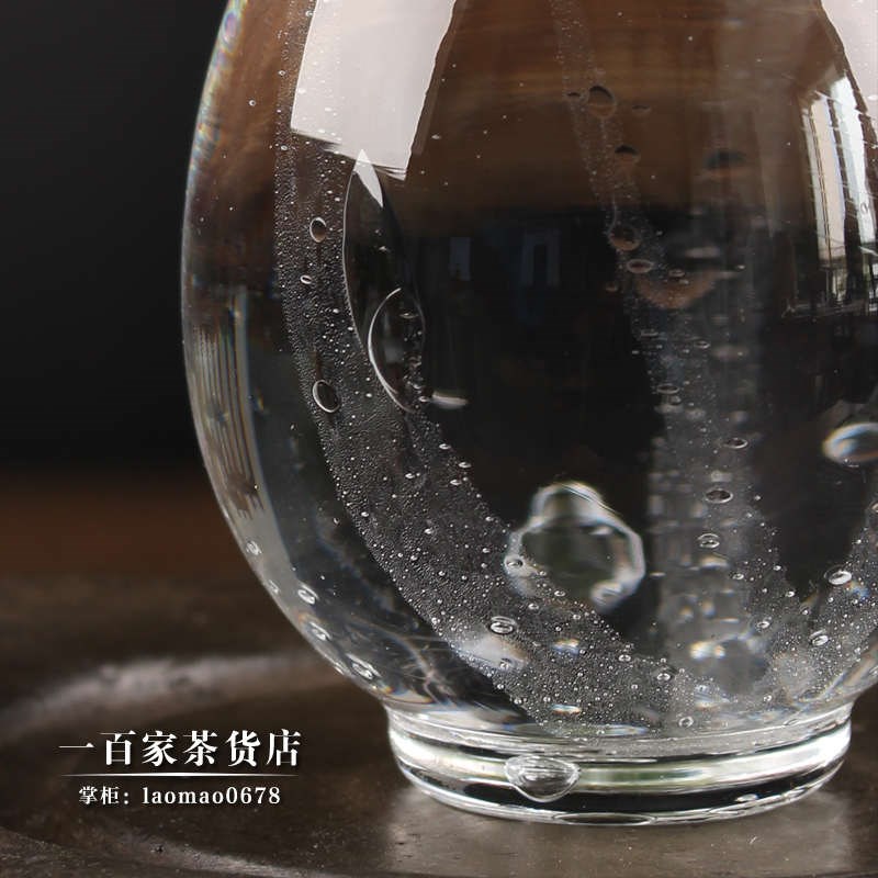 玻心璃语非白玉壶赏瓶创意简约现代装饰品玻璃花瓶家居茶桌摆件
