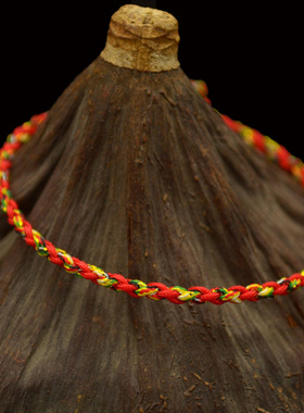 端午节五彩绳手链红色定制手工编织手绳儿童女男情侣宝宝脚链简约