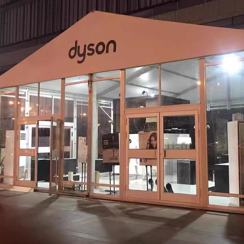 铝合金玻璃篷房婚庆婚礼棚房仓储大棚展会展览体育篮球活动户外篷 - 实物图
