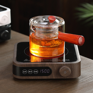 电陶炉侧把壶茶炉家用小型烧水迷你电茶炉电热茶具光波磁炉煮茶器