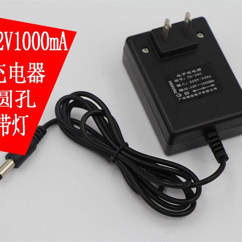 6v童车摩托车遥控汽车玩具车电源12V儿童电动车充电器适配器配件
