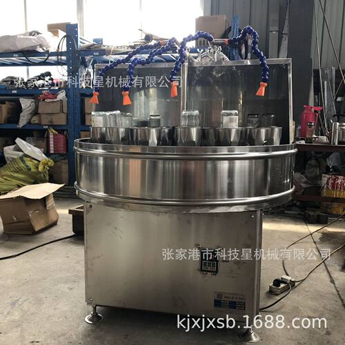 半自动回转式洗瓶机 玻璃瓶洗瓶烘干机 牛奶瓶洗瓶机烘干机