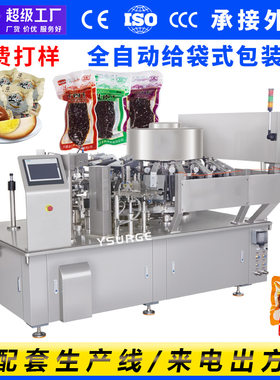 牛肉丸卤鸡蛋给袋式包装机 小鱼仔给袋真空包装机 高速给袋机