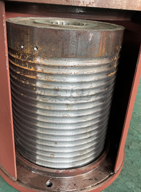 双法兰防绕绳葫芦卷筒5T24M电动葫芦绳筒中节