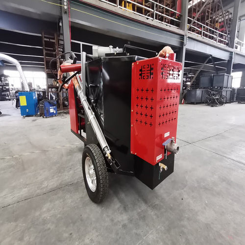 手推式路面沥青修补机械 城市道路裂缝填补机 小型60L液化气灌缝